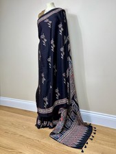 Black Ajrakh Pure Modal Silk