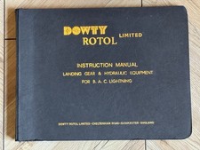 English Electric Lightning Landing Gear & Hydraulics Instruction Manual Book.