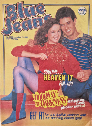 Blue jeans magazine - blue,