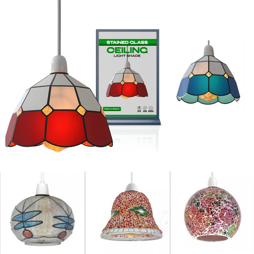Tiffany style retro stained - tiffany,