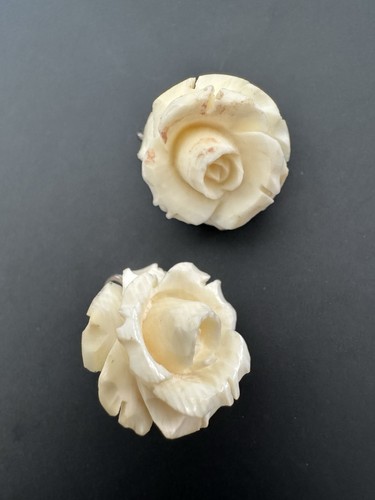 Vintage carved ivory - carved,