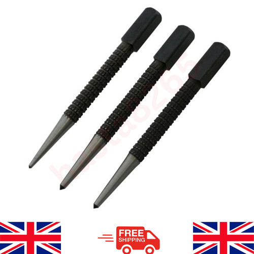 Nail punch set - steel, centre