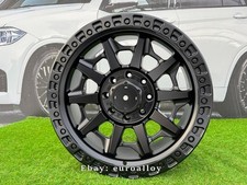 4X R20 Inch 8X165.1 Fuel Covert Style Black Half Matt Wheels: Fits 4x4 Cadilac
