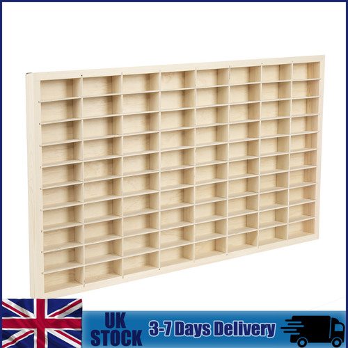 Grid wooden display case - wooden,