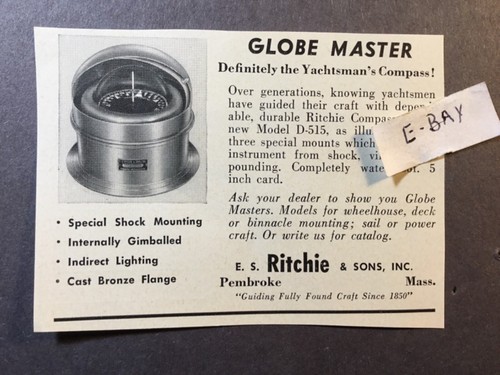 1958 ritchie sons - ad.,