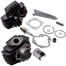 Cylinder Head Piston Assembly for Yamaha PW50 QT50 1979-2009 Complete Kit 60CC