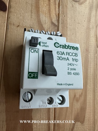 Crabtree amp 30ma double - amp,
