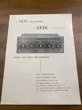 Leak Pre Amplifier Point One