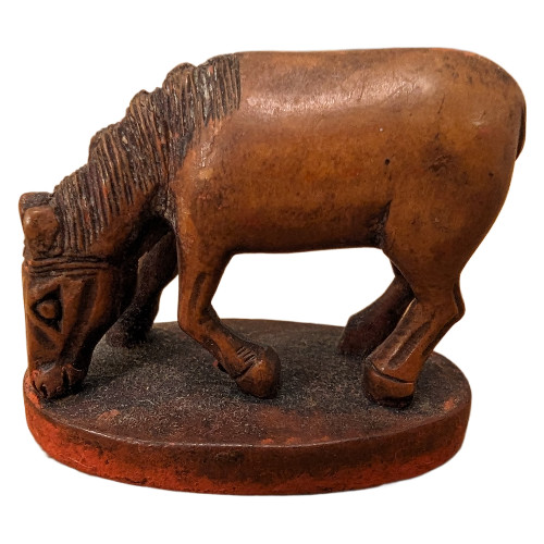 Antique japanese wood hanko - wood,