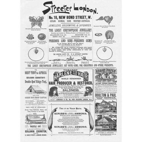 Victorian adverts street - adverts,,