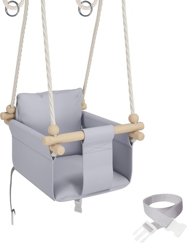 Wooden baby toddler swing - toddler,