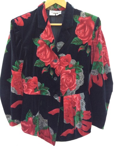 Vintage sportmax velvet jacket - sportmax,
