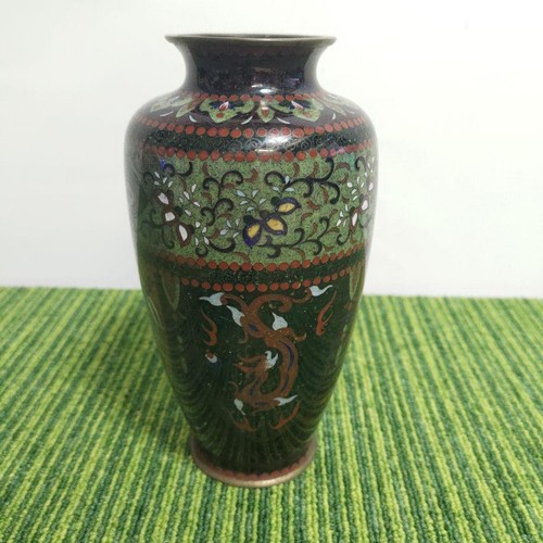 Flower vase cloisonne ware
