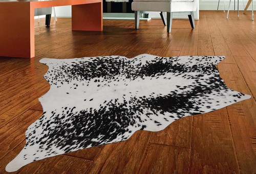 100 genuine cow hide rug - cow,
