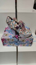 Irregular Choice Size 7 “Cosy Quilt” Bridal Floral Heels
