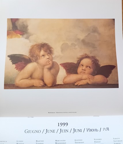 Vintage calendar fairies - vintage, "fairies"