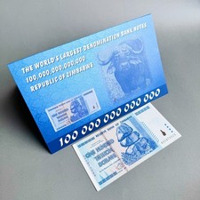 Zimbabwe 100 trillion dollars - zimbabwe,
