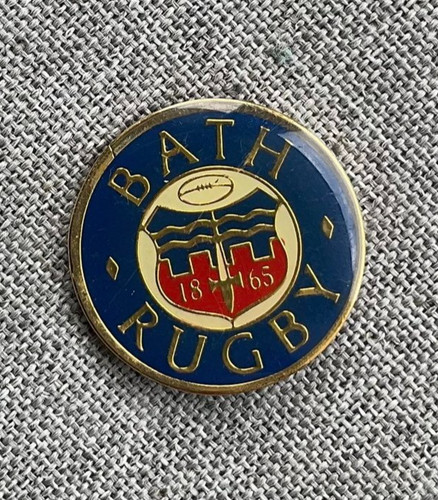 Bath rugby sports enamel - bath, pin
