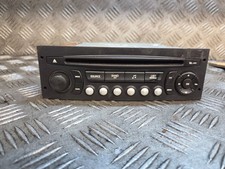 PEUGEOT 207 2007 1.4 S 3DR RADIO STEREO CD PLAYER HEAD UNIT 96639628XT