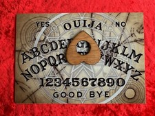 Wooden ouija board game - board,