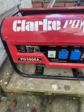 Clarke PG3800 Power Generator - Red