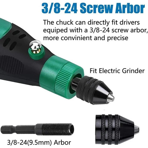Mini keyless drill chuck - keyless,