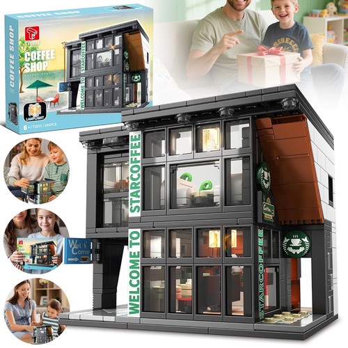 Coffee shop building blocks - shop,