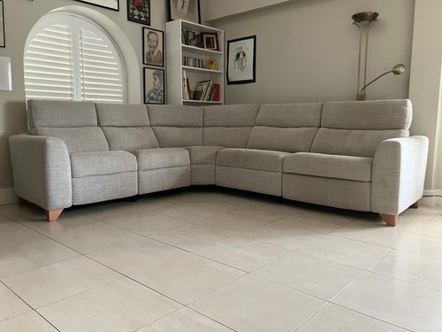 Seater grey fabric corner - 5,