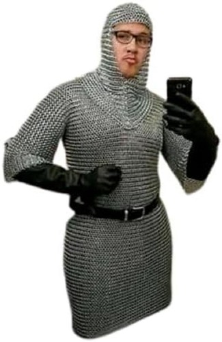 Medieval chainmail shirt - chainmail, armor