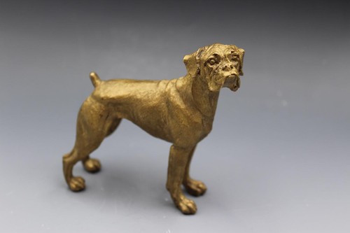 1930s solid bronze miniature - solid,
