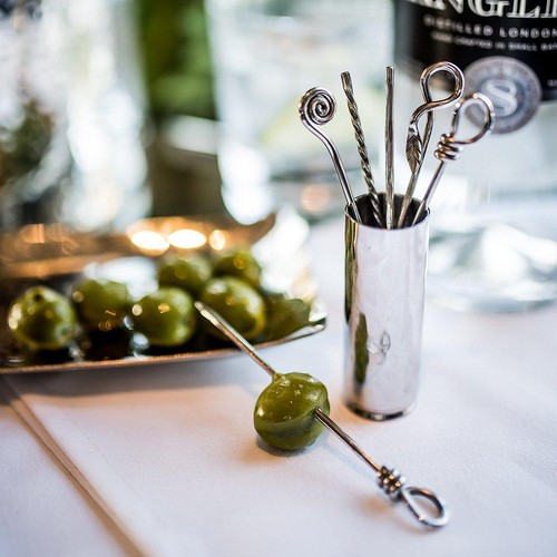 Set six mixed olive picks - of,