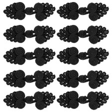 10 Pcs Frogging Fasteners Chinese Knot Buttons Buckle Bride