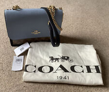 Coach Signature Klare, Crossgrain Leather Bag, With Dust Bag