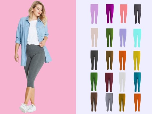 Women ladies cropped capri - ladies,