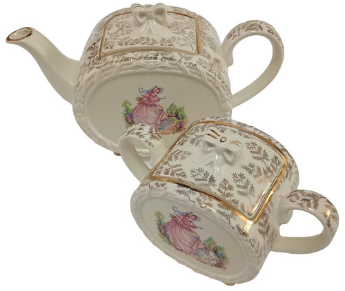 2pc art deco sadler - 2pc,