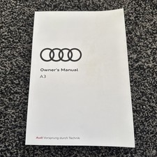 Genuine 2020 Audi A3 Owners