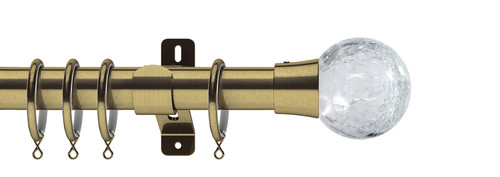 Curtain pole antique brass - curtain,