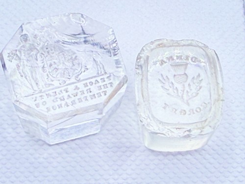 Antique glass intaglio - antique,