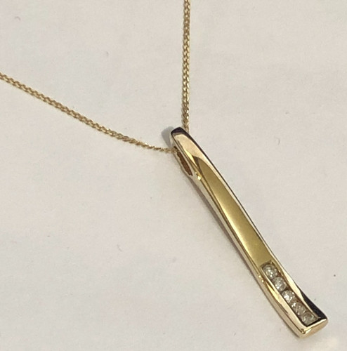 9ct gold diamond - 9ct,