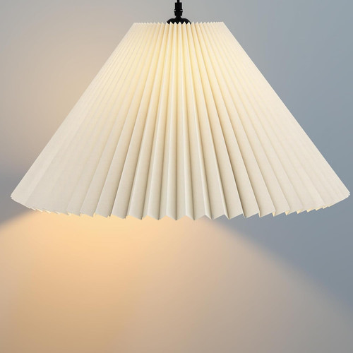 Pleated lamp shade for - pleated,