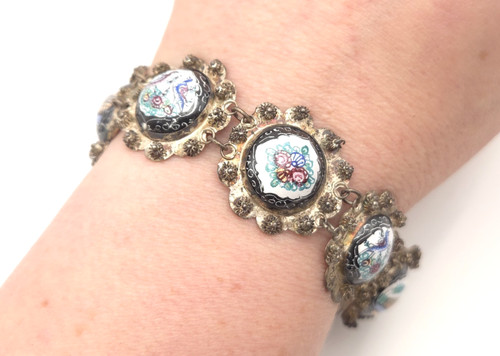 Vintage persian enamel - vintage,