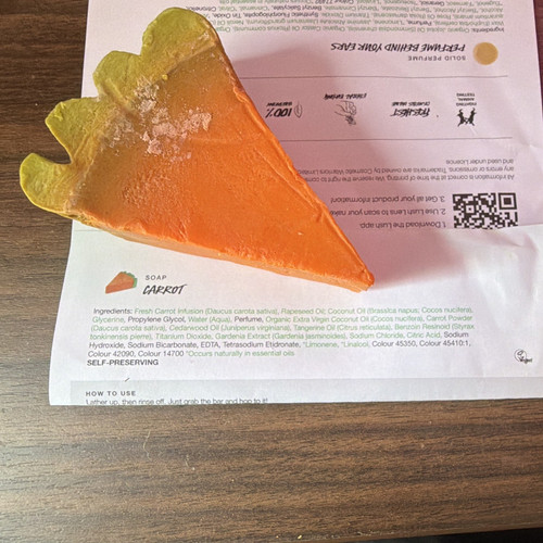 Lush carrot body soap - lush,