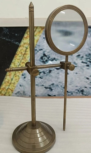 Solid brass magnifying glass - solid,