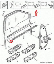 GENUINE PEUGEOT 406 Window