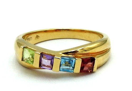 Stern multicolor gemstone - h.,