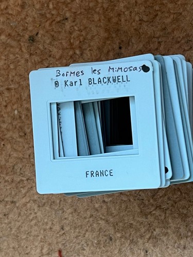 Plastic slide mounts - slide, mounts.