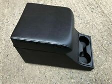 Black Vinyl Cubbybox Deeper Armrest Cubby box Centre Storage Console Defender