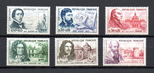 France 1960 old set - , red