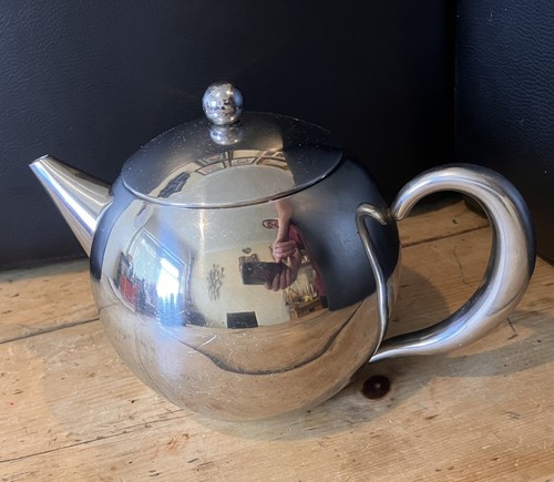 Stainless steel teapot - steel,