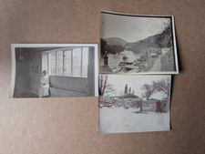 3 OLD PHOTO LLANGOLLEN WALES HOUSES PEOPLE 1890S PS 284